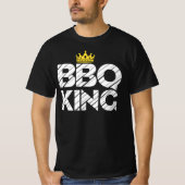 BBQ King for Dad BBQ Grill Dad Grilling Pitmaster T-shirt (Voorkant)