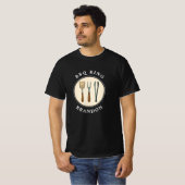BBQ King Grilling Tools Embleem Naam van de vader T-shirt (Voorkant volledig)