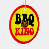BBQ King Keramisch Ornament (Rechts)