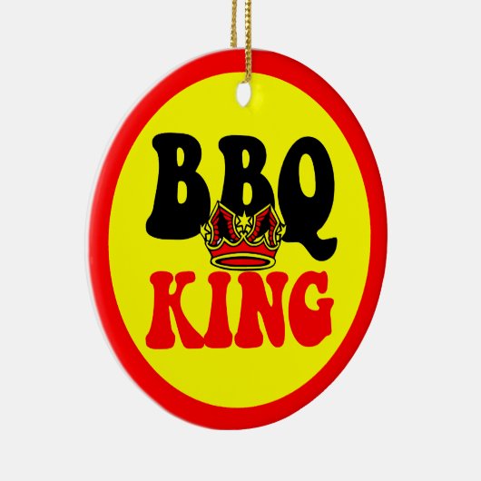 BBQ King Keramisch Ornament (Rechts)