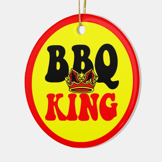 BBQ King Keramisch Ornament (Links)