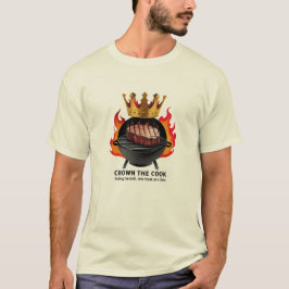 BBQ King - Kroon de kok, regel de grill T-shirt
