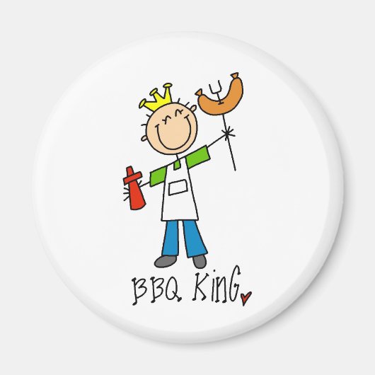 BBQ King Magneet (Voorkant)