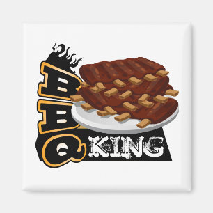BBQ KING! Pictogram Magneet
