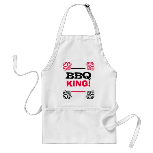 BBQ King Standaard Schort (Voorkant)