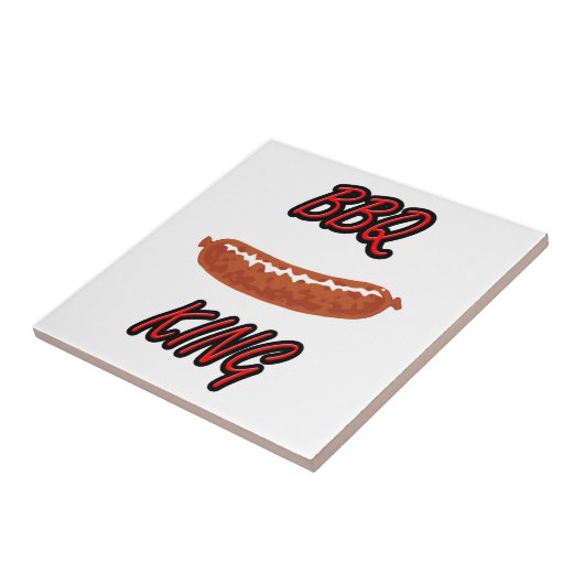 BBQ King Tegeltje (Zijkant)