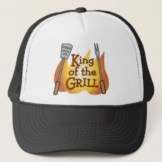 BBQ King Trucker Hat Pet