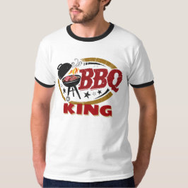 BBQ KING Tshirt voor papa; Vaderdag cadeau