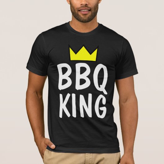 BBQ KING VADERDAG DAD T-SHIRTS (Voorkant)