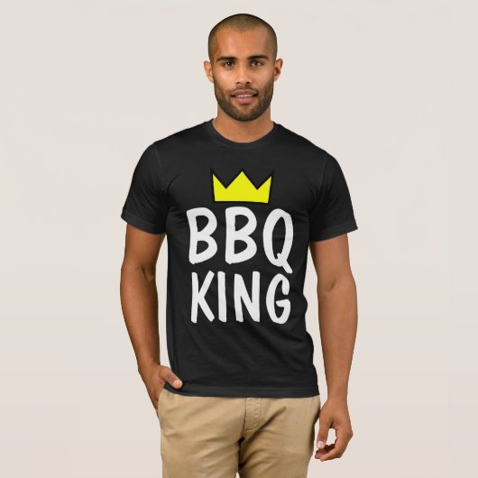 BBQ KING VADERDAG DAD T-SHIRTS (Voorkant volledig)
