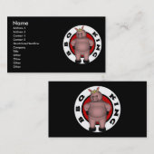 "BBQ King"-Visitekaartjes Visitekaartje (Voorkant / Achterkant)