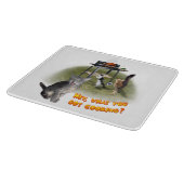 BBQ Knipbord met katten Snijplank (Hoek)