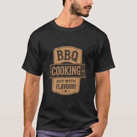 BBQ Koken maar met smaak T-shirt (Voorkant)