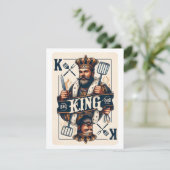 BBQ Koning van de Barbecue Grill Vaders Gift (Staand voorkant)