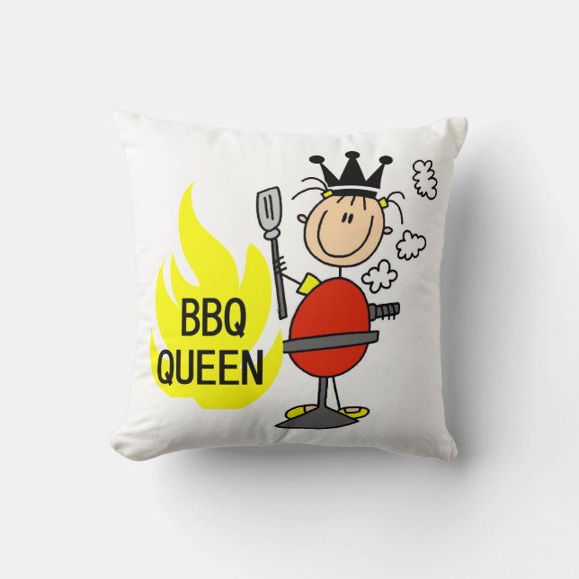 BBQ Koningin Kussen (Voorkant)