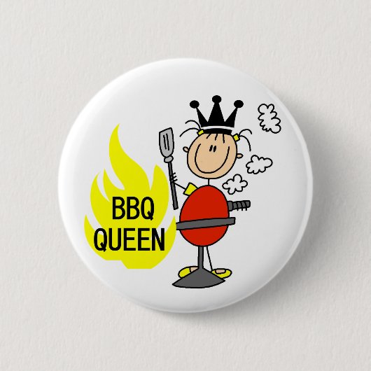 BBQ Koningin Ronde Button 5,7 Cm (Voorkant)