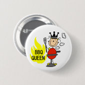BBQ Koningin Ronde Button 5,7 Cm (Voorkant /achterkant)