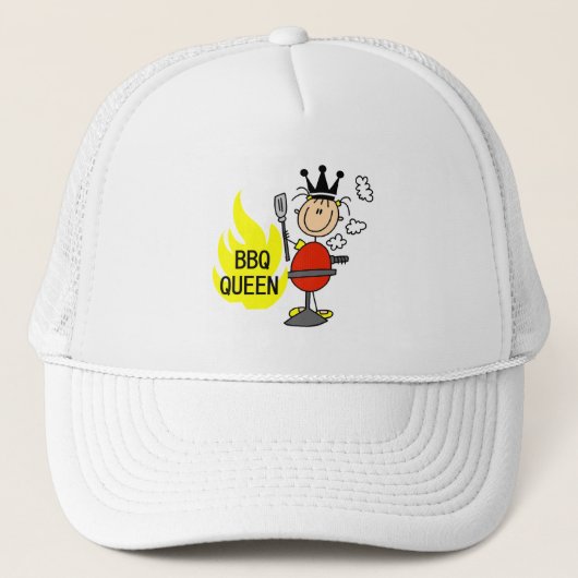 BBQ Koningin Trucker Pet (Voorkant)