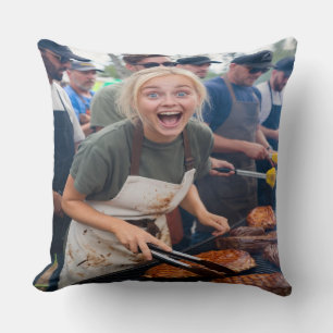 BBQ Kook Uit Foto Aanpassen Kussen