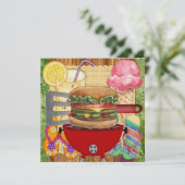 BBQ Kook uit ! SRF Kaart (Staand voorkant)