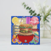 BBQ - Kook uit ! SRF Kaart (Staand voorkant)