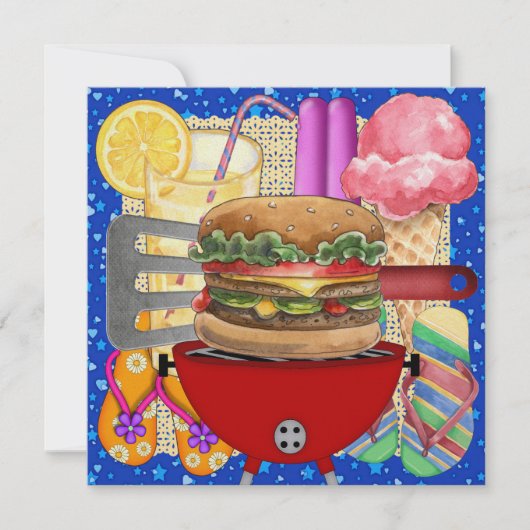 BBQ - Kook uit ! SRF Kaart (Voorkant)