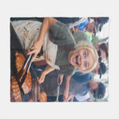 BBQ Kookwedstrijd Foto Aanpassen Fleece Deken (Voorkant (Horizontaal))