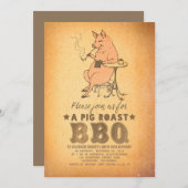 BBQ Leuk verjaardagsfeestje Kaart (Voorkant / Achterkant)