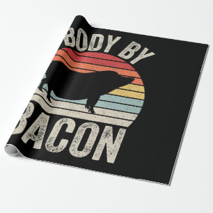 BBQ Lichaam van Bacon Pork Barbecue BBQ Grilling Cadeaupapier