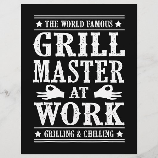 BBQ-liefhebbers | De wereldberoemde Grill Master a Flyer (Voorkant)