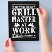 BBQ-liefhebbers | De wereldberoemde Grill Master a Flyer (Hand)