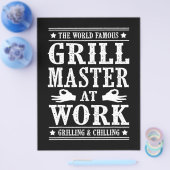 BBQ-liefhebbers | De wereldberoemde Grill Master a Flyer (Enkel)