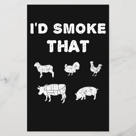 BBQ Liefhebbers | ID Smoke That Chef Smoker BBQ Ca Flyer (Voorkant)