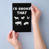 BBQ Liefhebbers | ID Smoke That Chef Smoker BBQ Ca Flyer (Hand)