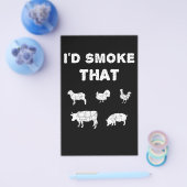 BBQ Liefhebbers | ID Smoke That Chef Smoker BBQ Ca Flyer (Enkel)