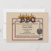 BBQ Lijst - Vaderdag Uitnodiging (Voorkant)