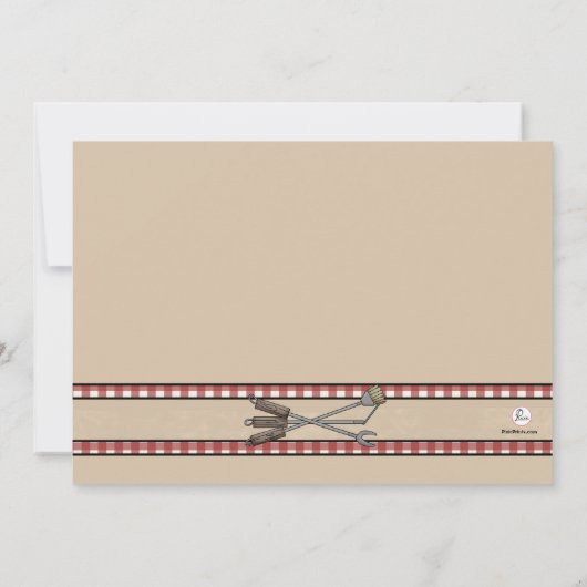 BBQ Lijst - Vaderdag Uitnodiging (Achterkant)