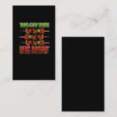 BBQ Lover Chef Summer Smoke Grill Season Visitekaartje (Voorkant / Achterkant)