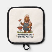 BBQ Master Beer Papa Ontwerp Pannenlap (Voorkant)