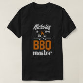BBQ Master Grilling Tools — Typografie T-shirt (Design voorkant)