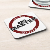 BBQ Master King of the Grille Bier Onderzetter (Linkerzijde)