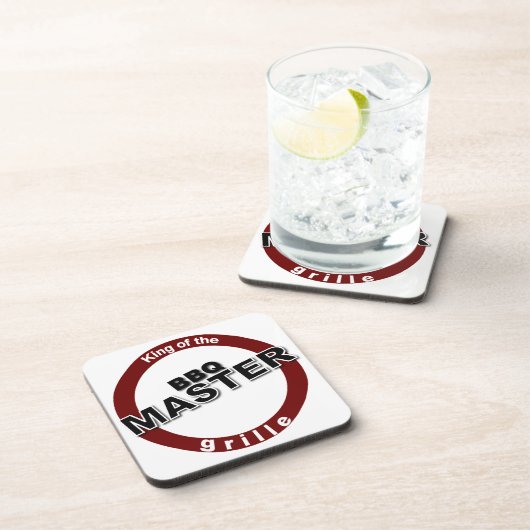 BBQ Master King of the Grille Bier Onderzetter (Rechterzijde)