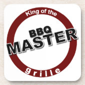 BBQ Master King of the Grille Bier Onderzetter (Voorkant)