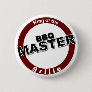BBQ Master King of the Grille Ronde Button 5,7 Cm