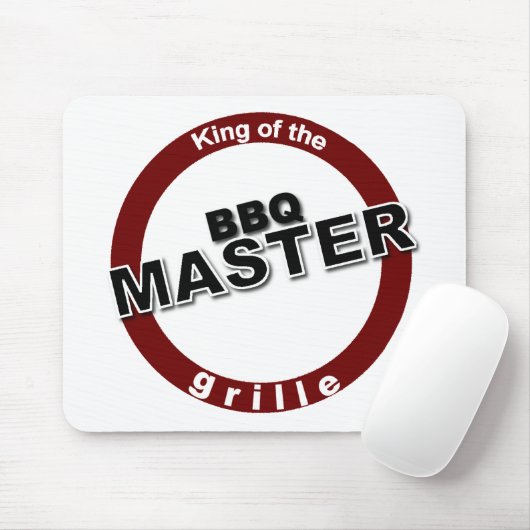 BBQ Master Koning van de Grill Muismat (Met muis)
