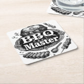 BBQ Master" Papier Onderzetter (Schuin)