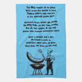 BBQ Master’s Humorous Poem  Theedoek (Verticaal)