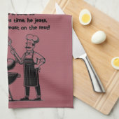 BBQ Master’s Humorous Poem Theedoek (Quarter Fold)