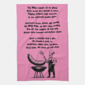 BBQ Master’s Humorous Poem  Theedoek (Verticaal)