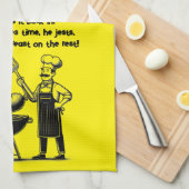 BBQ Master’s Humorous Poem  Theedoek (Quarter Fold)